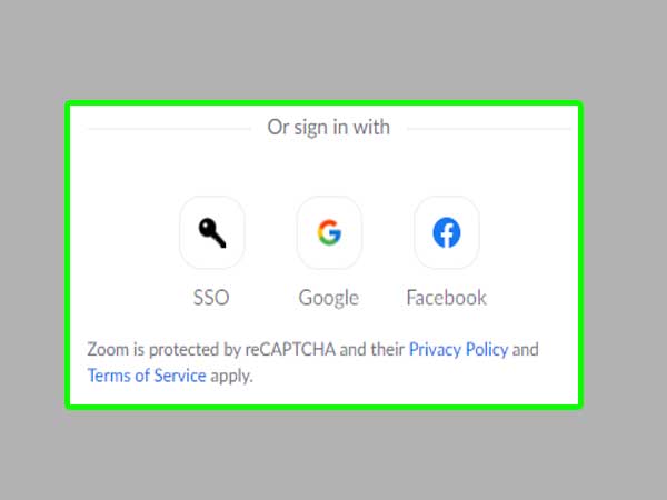 how to get into zoom web portal