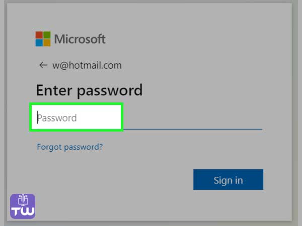 Enter Password